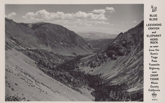 Blue Slide, Tioga-Yosemite Highway