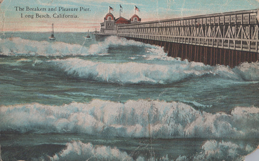Breakers and Pleasure Pier, Long Beach