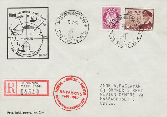 Cover / Antarctica + Penguin, Queen Maud Land, 1951