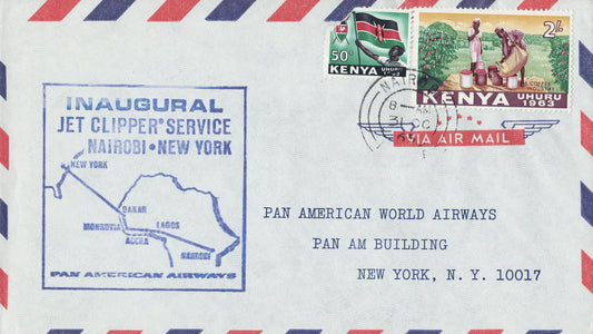 Flight Flight Cover / Nairobi - New York, 1965