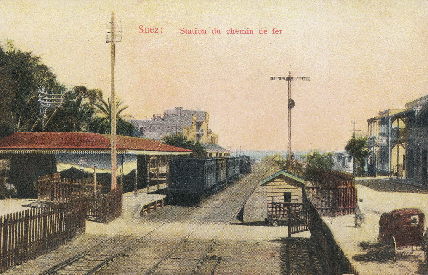 Railway Station at Suez