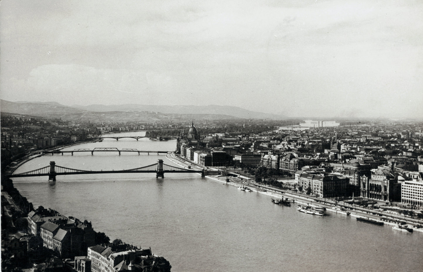 Danube Panorama, Budapest, Hungary