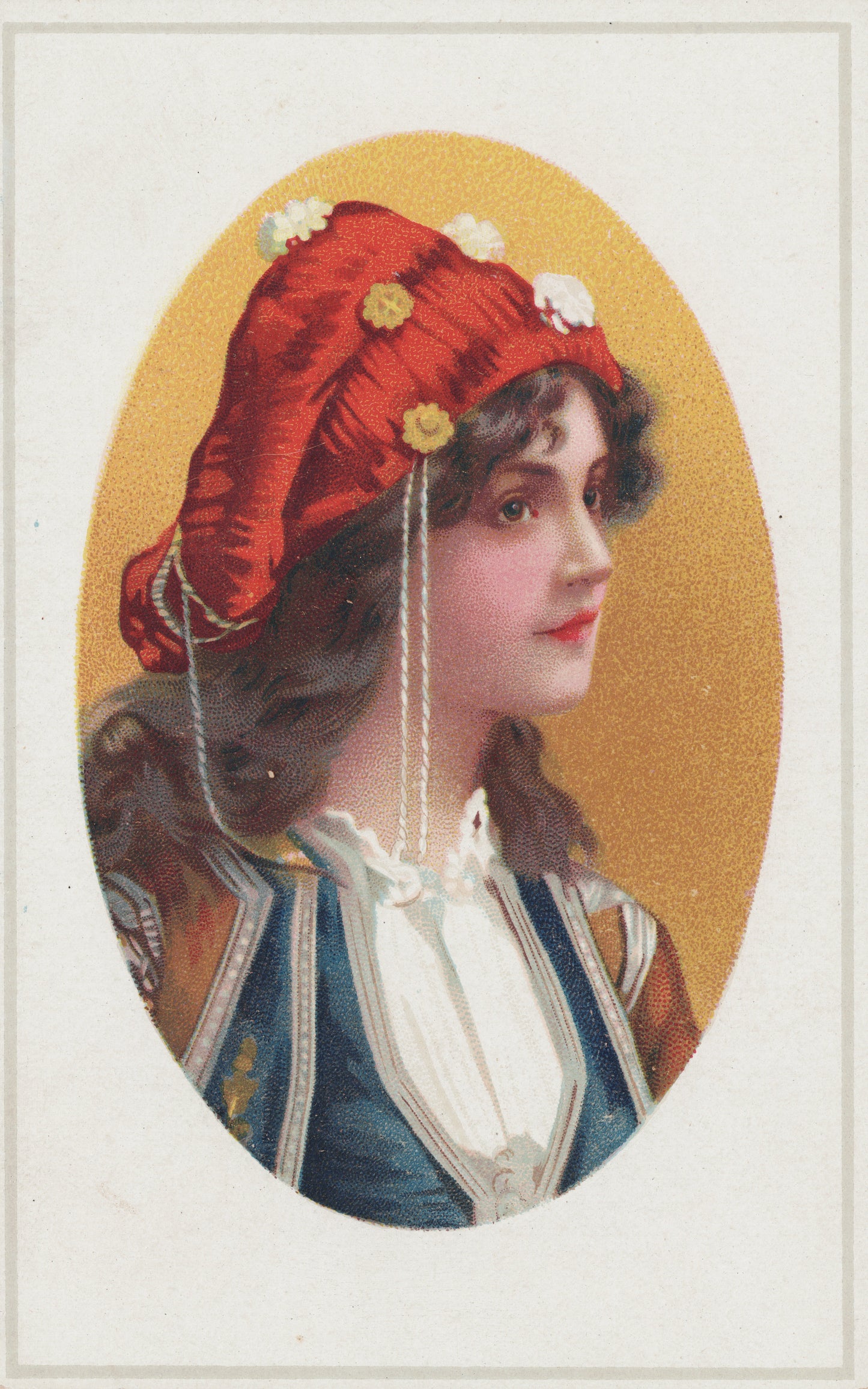 Portrait of a Balkan Woman - Yellow