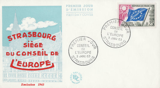 First Day Cover / Council of Europe, 1963