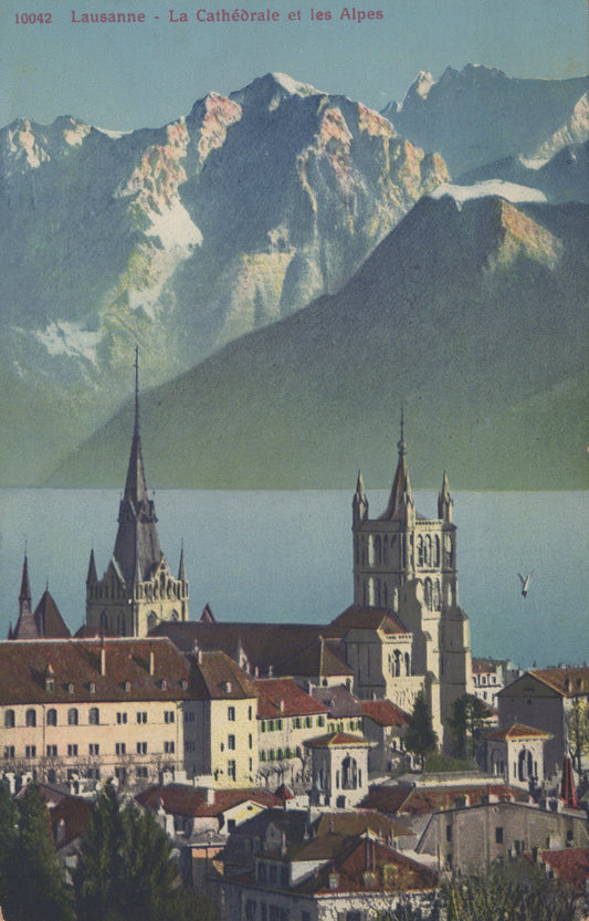 Cathedral and Alps, Lausanne