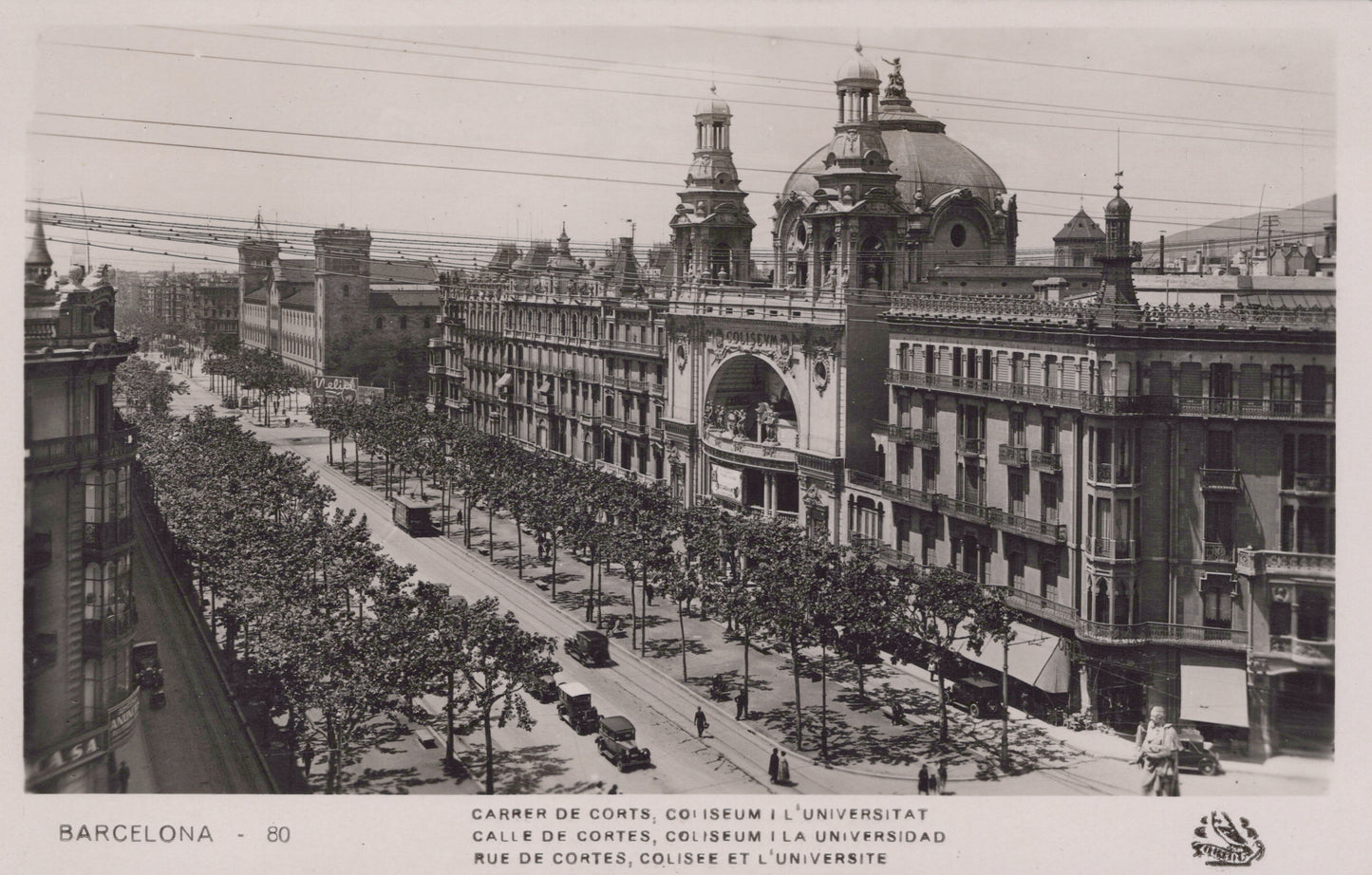 Coliseum and the University, Barcelona