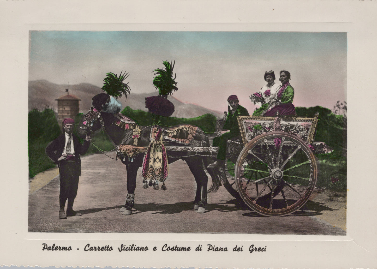 Sicilian Cart and Greek Costumes, Palermo