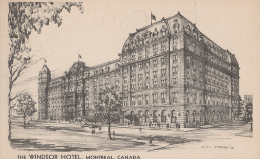 Windsor Hotel, Montreal