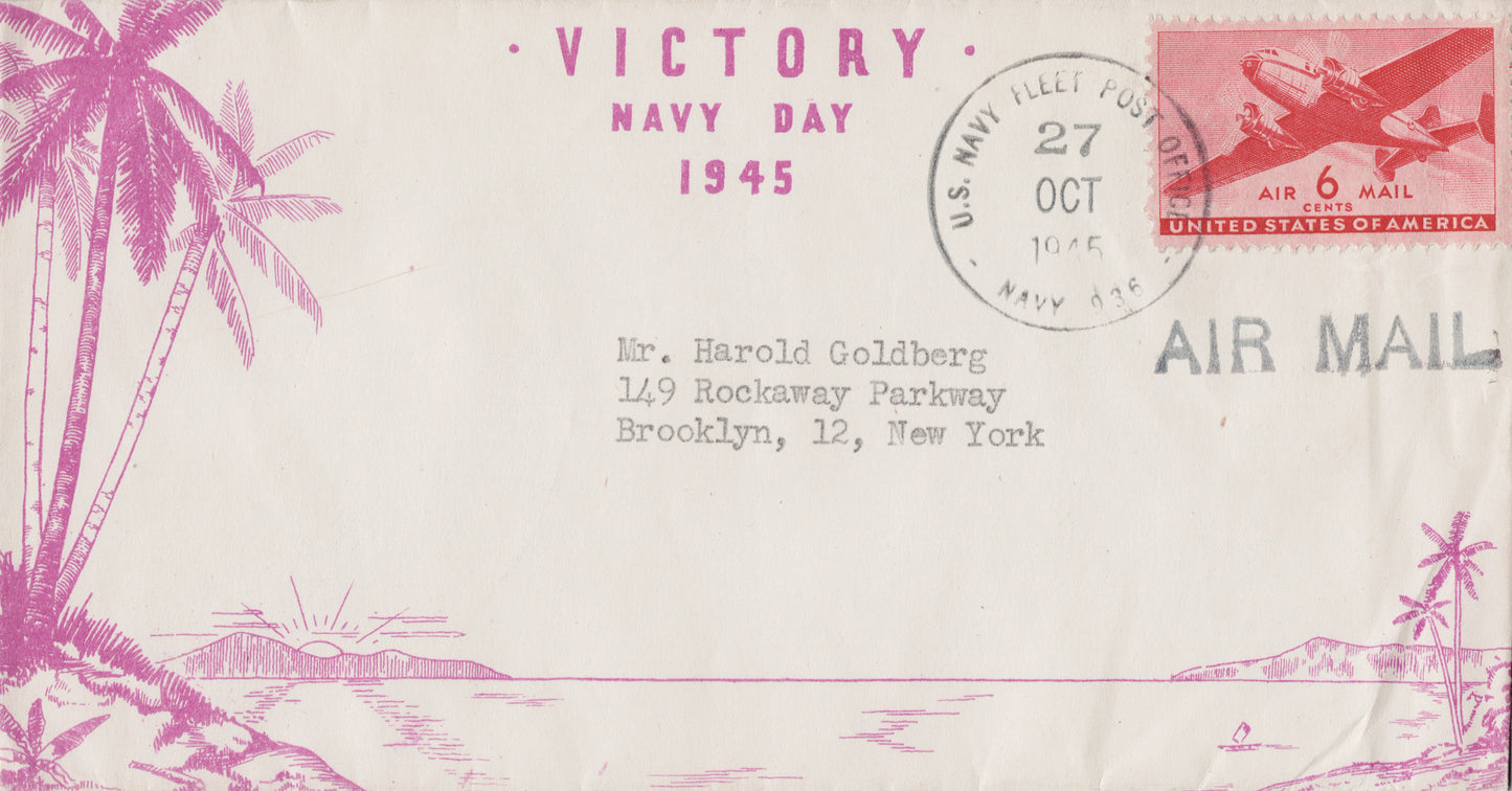 Cover / Victory, Navy Day, 1945