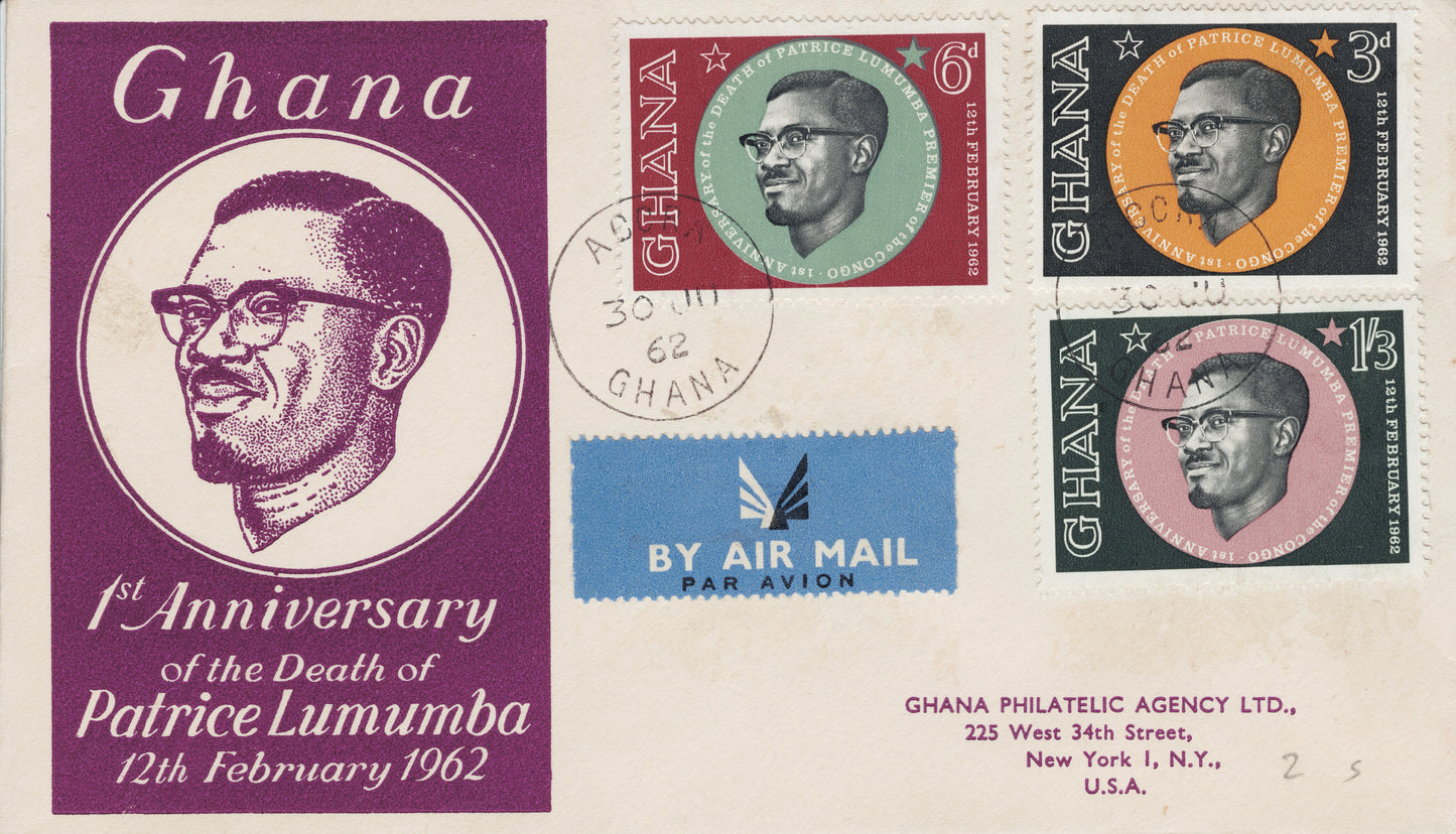 First Day Cover / Lumumba, 1962