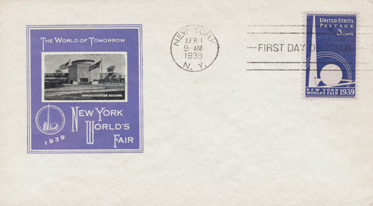 First Day Cover / World's Fair, New York, 1939