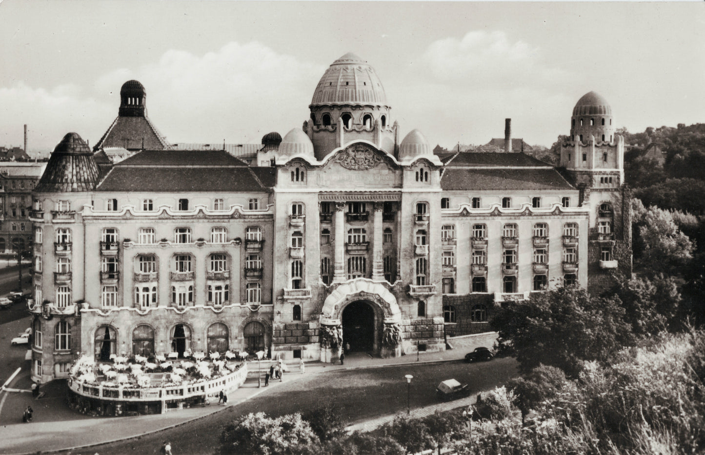 Hotel Gellért from Above, Budapest, Hungary