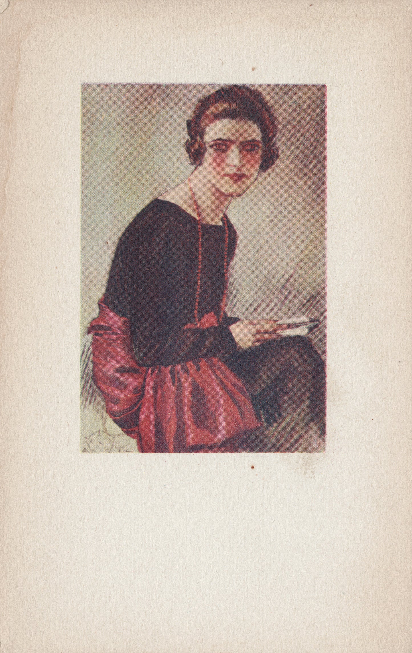 Woman with Book, Italy