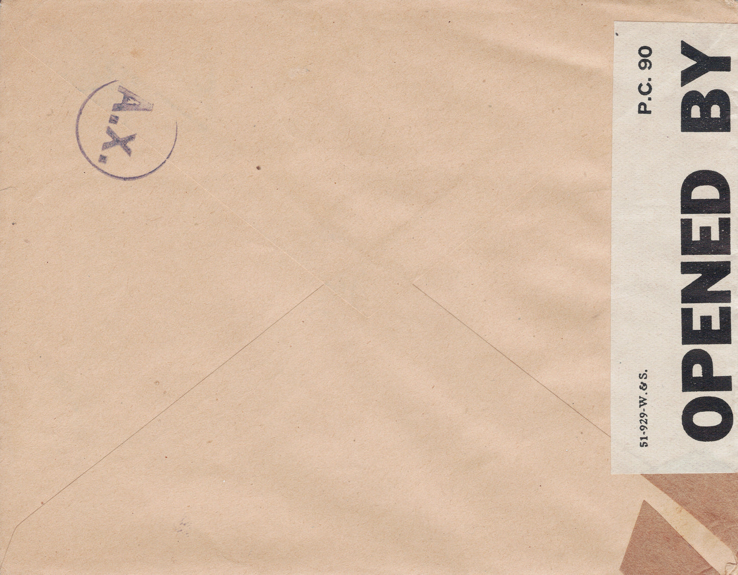 Cover / Algeria to Red Cross, 1943, World War II (II)