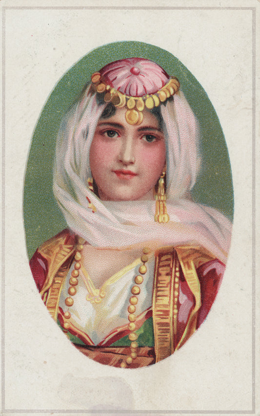 Portrait of a Balkan Woman - Green